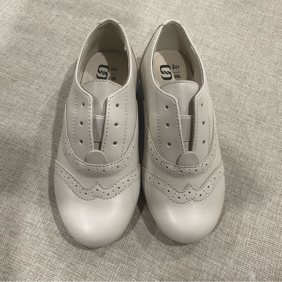 Kids beige shoes laceless - Picture 1 of 6